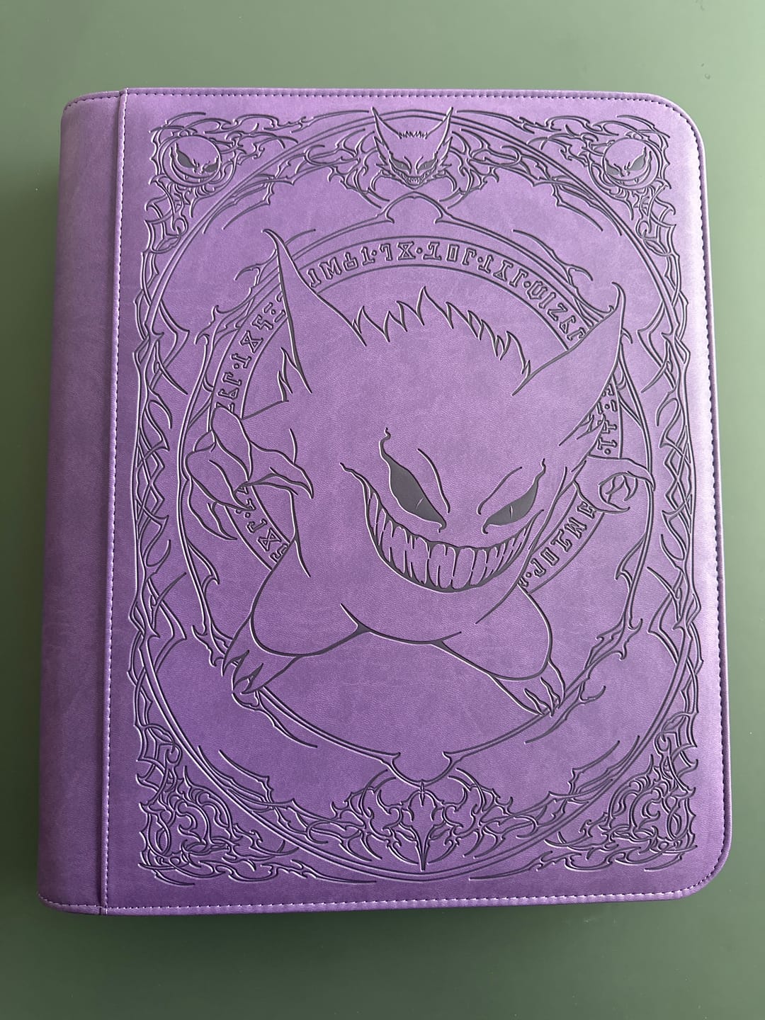 Customer photo review of Purple Evil - Toploader Trading Card Binder
