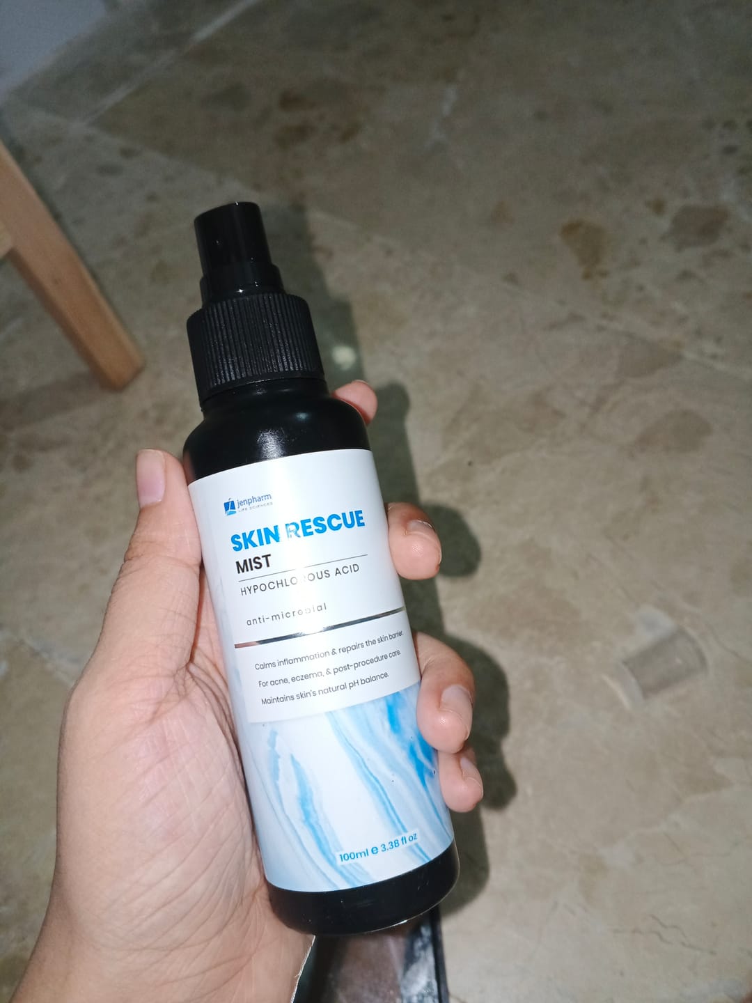 Customer photo review of Skin Rescue Mist