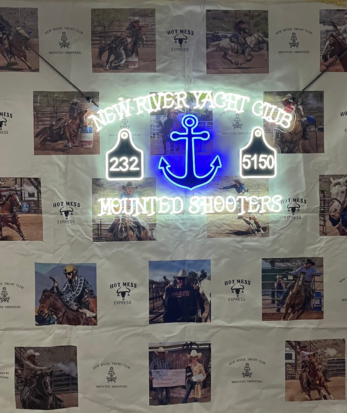 Customer photo review of NEW RIVER YACHT CLUB - Premium Neon Artwork