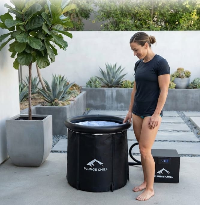Customer photo review of Cold Plunge Tub with Chiller