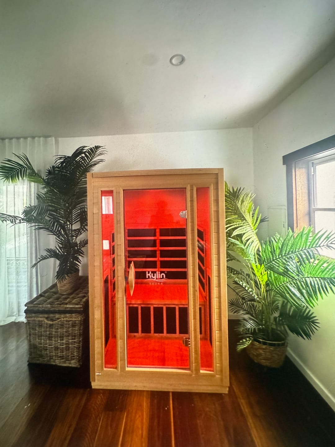 Customer photo review of Kylin Full Spectrum Low EMF Carbon Far Infrared Sauna 2 people - K8200 FS