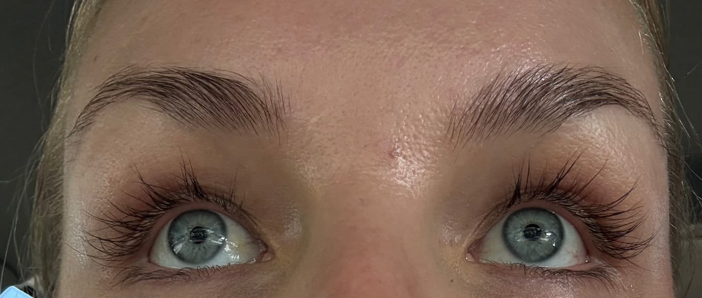 Customer photo review of PowerLash Growth Serum Mascara