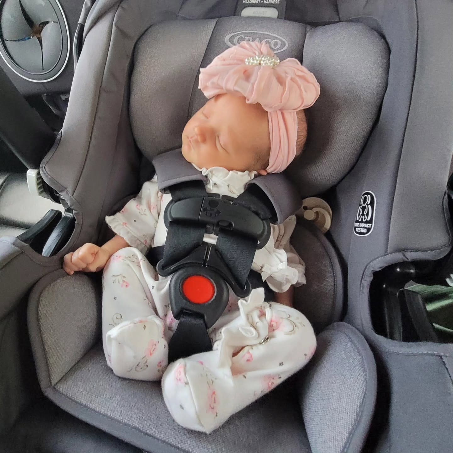 Customer photo review of Pearl Ruffled Headband