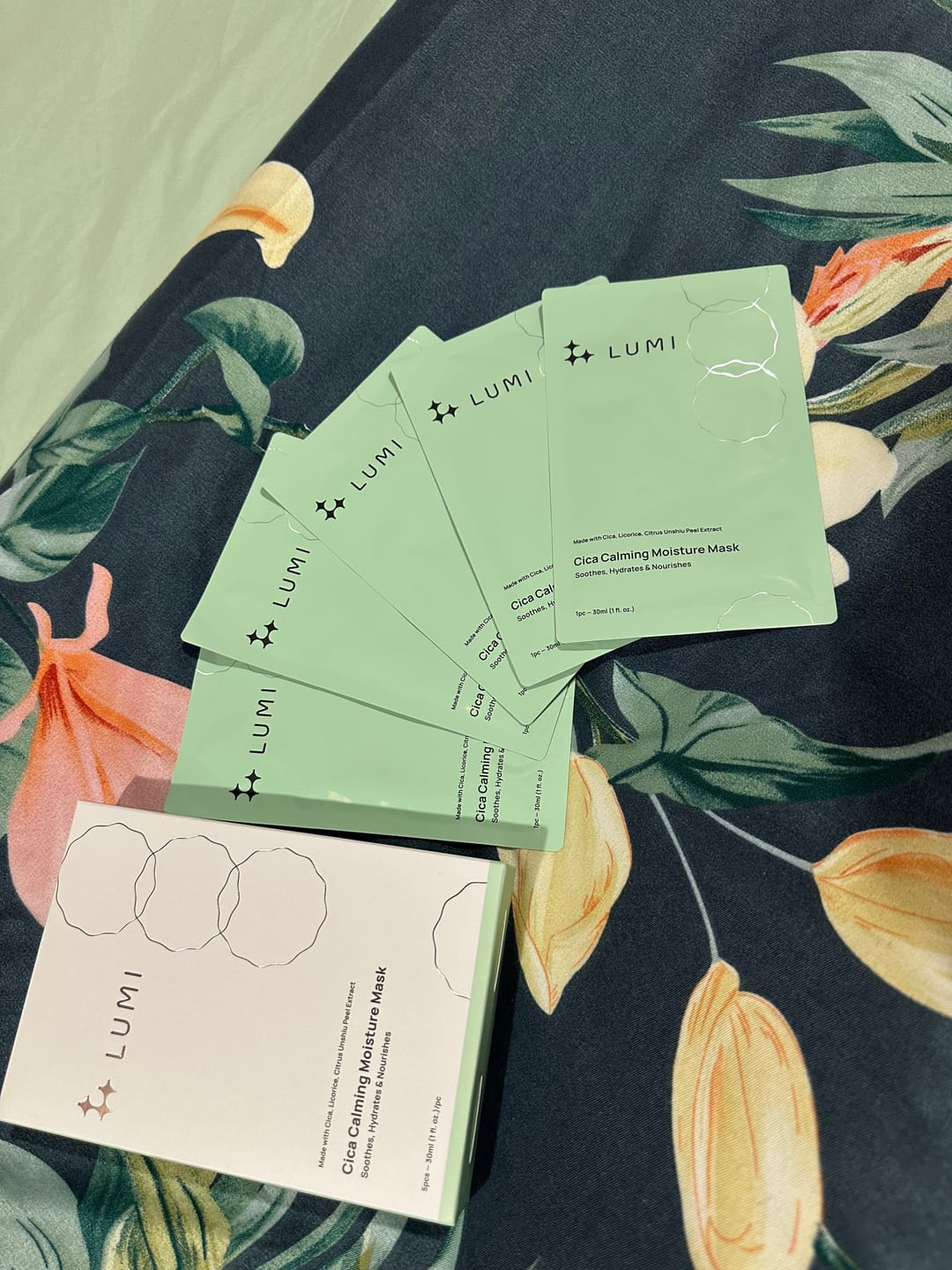 Customer photo review of Cica Calming Moisture Mask