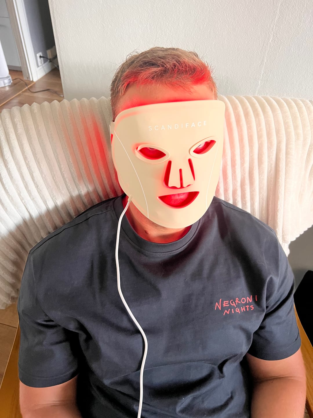 Customer photo review of Skinboosting LED mask