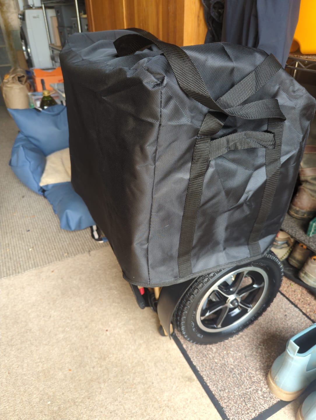 Customer photo review of Cover Bag for Freedom Pro and Elite Electric Wheelchair
