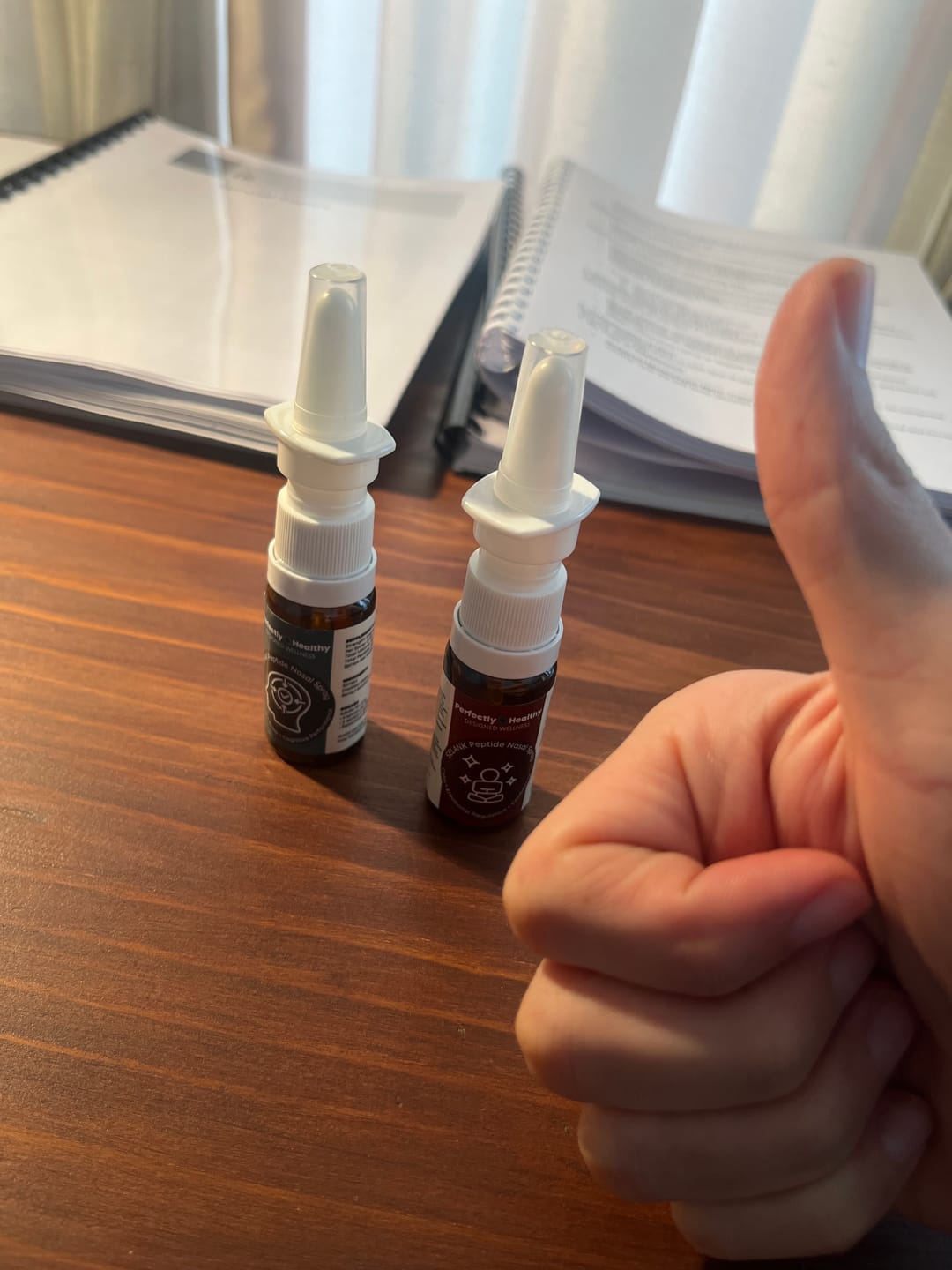 Customer photo review of SELANK Peptide Nasal Spray - Calm • Emotional Regulation • Confidence (10ml)