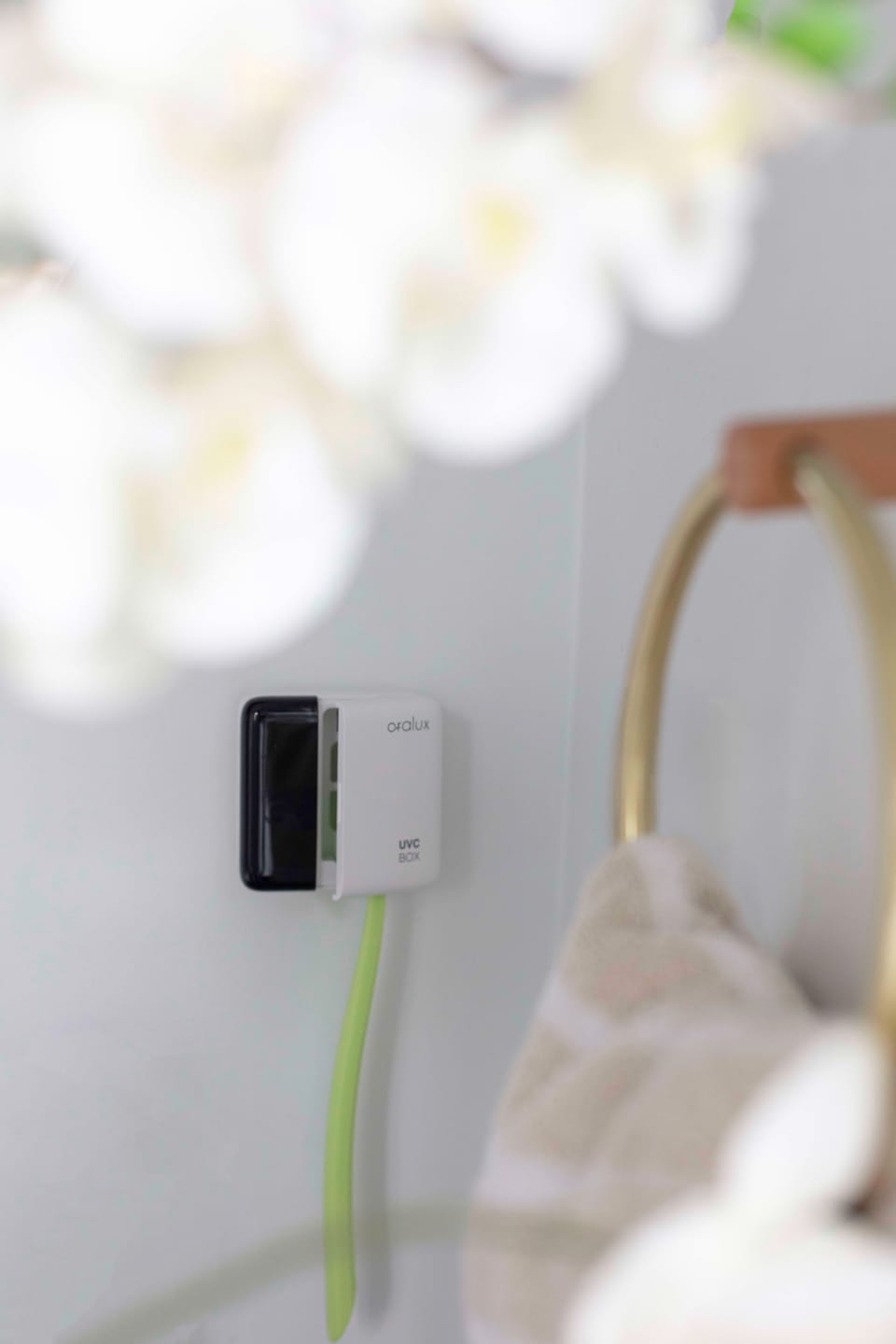 Customer photo review of UV-C Toothbrush Sanitizer