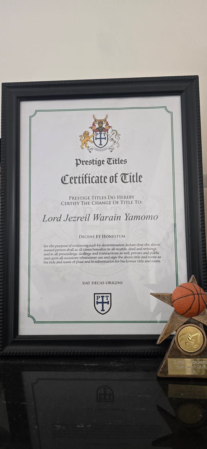Customer photo review of Lord Title Pack