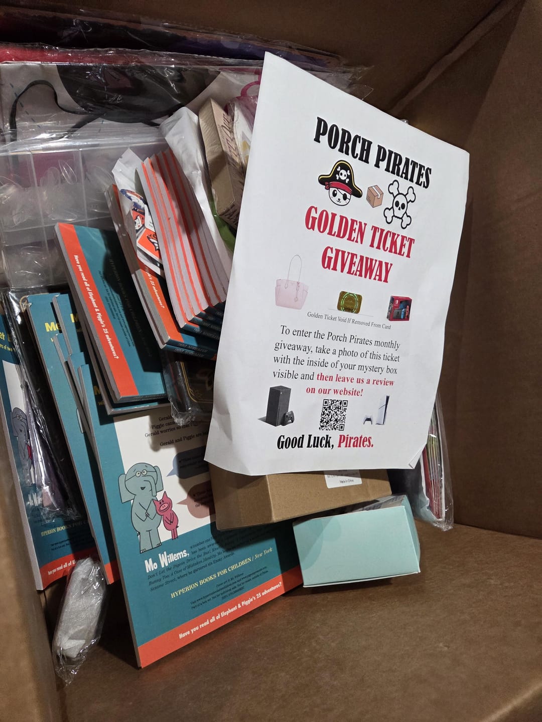 Customer photo review of The Scallywag Mystery Box
