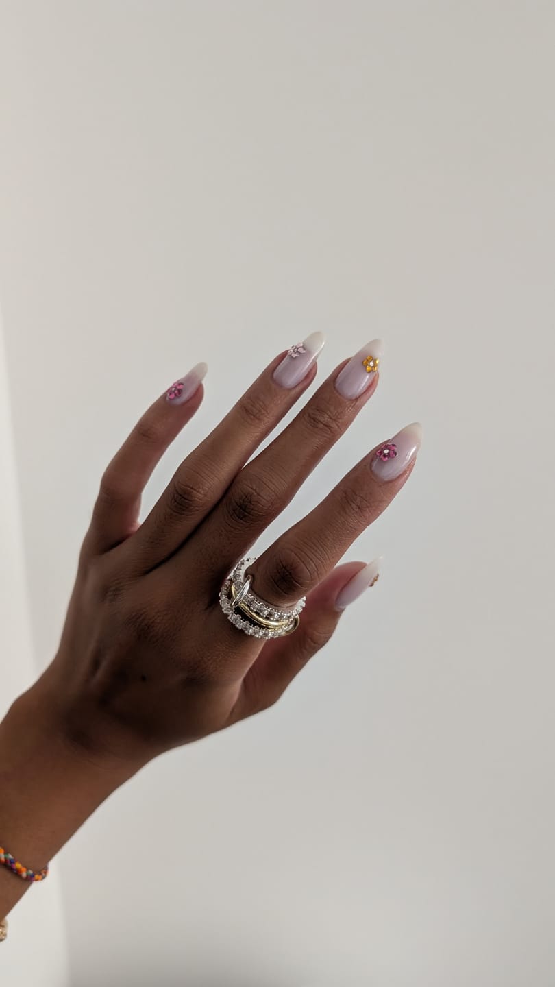 Customer photo review of Quintuplet Interlocking Bare Links Ring