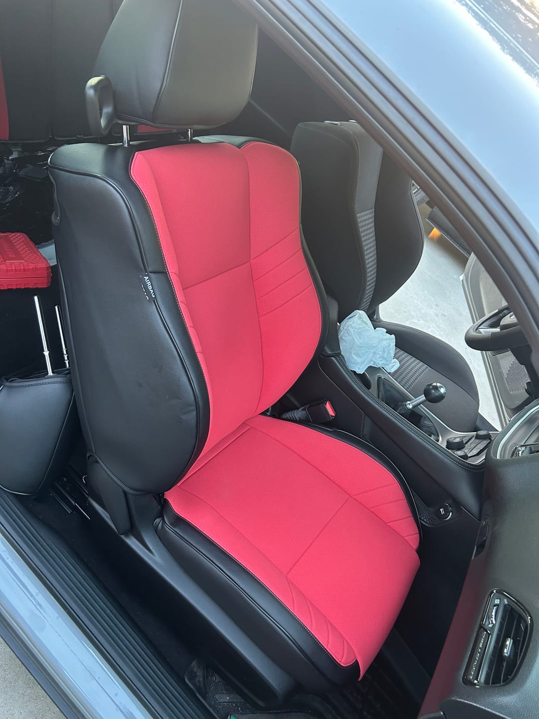 Customer photo review of 2015+ Dodge Challenger Seat Covers (Custom Order)