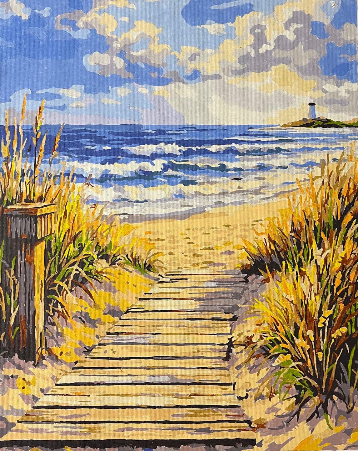 Customer photo review of Malen nach Zahlen - Sehnsucht nach Meer