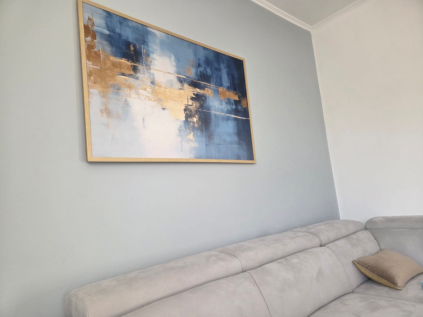Customer photo review of Astratto in oro blu