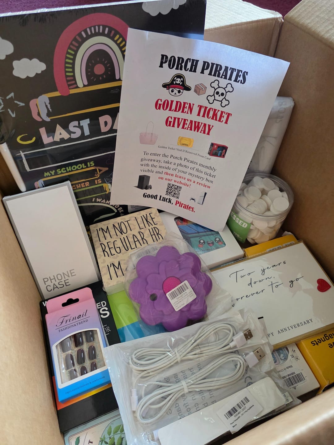 Customer photo review of The Classic Liquidation Mystery Box - Blue Tape PS5 Chance Box