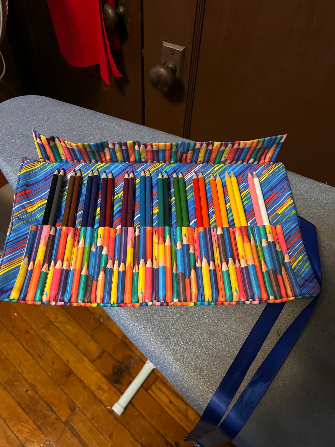 Customer photo review of Packed Colored Pencils Fabric