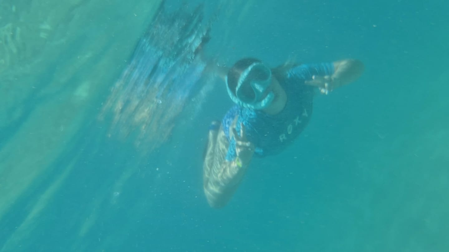 Customer photo review of Sundae Snorkel Set