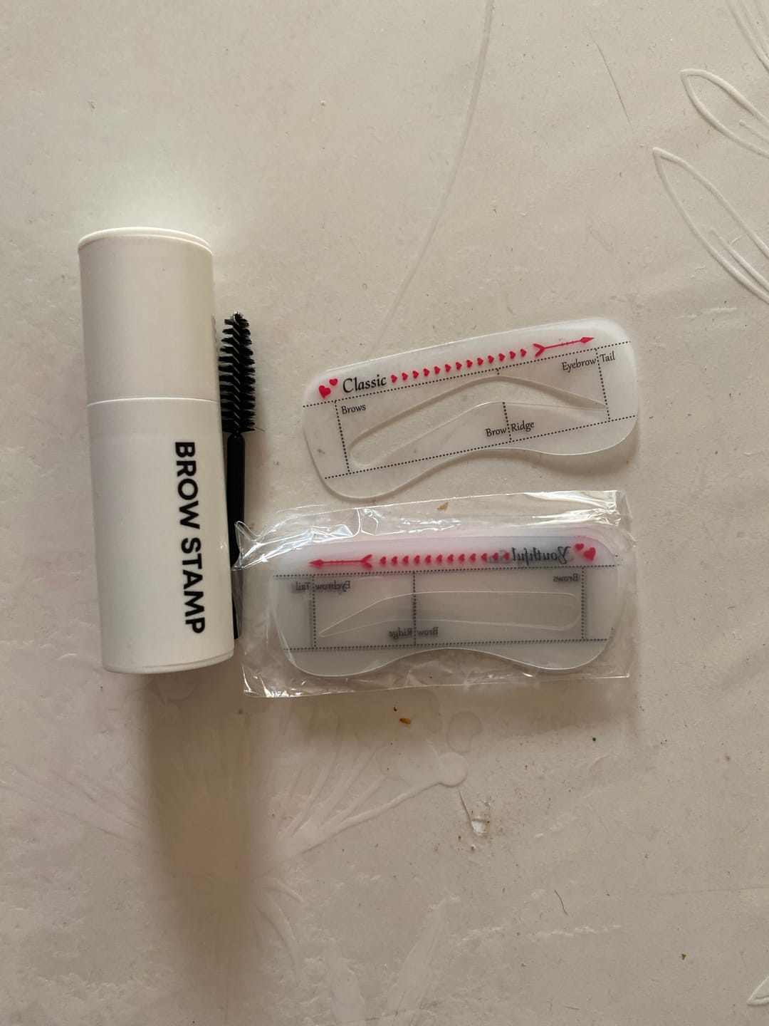 Customer photo review of Brow Stamp Kit