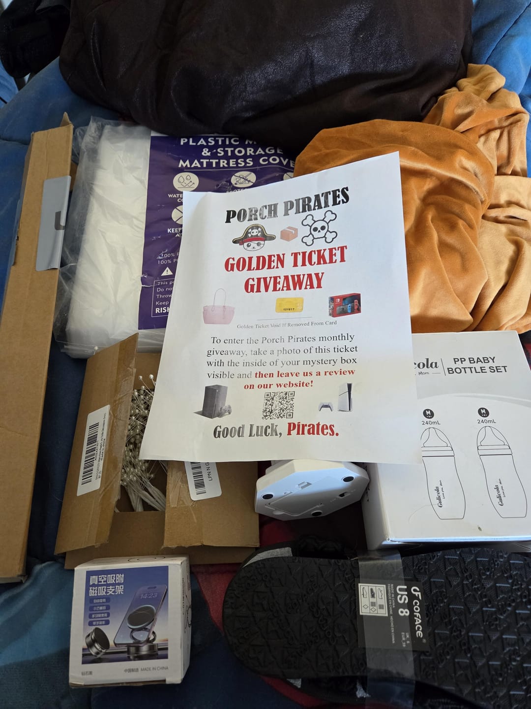 Customer photo review of The Scallywag Mystery Box