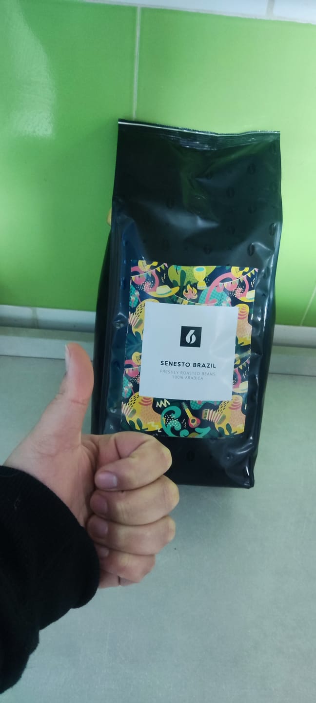 Customer photo review of Café en grano Brasil 1kg