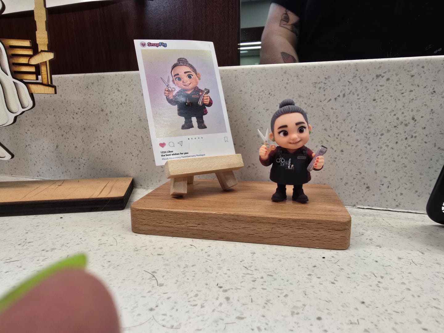 Customer photo review of Custom 3D Figurine - From Any Photo