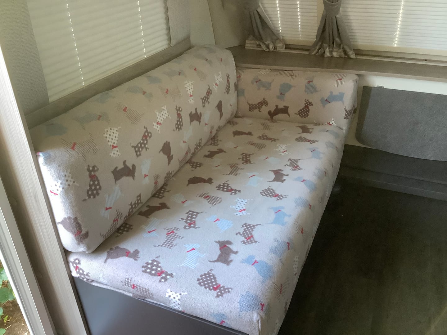 Customer photo review of Scotty Dogs on Beige Anti Pill Polar Fleece Fabric