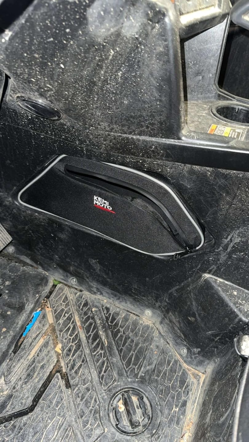 Customer photo review of UTV Center Seats Storage Bag for Polaris General 2016-2023