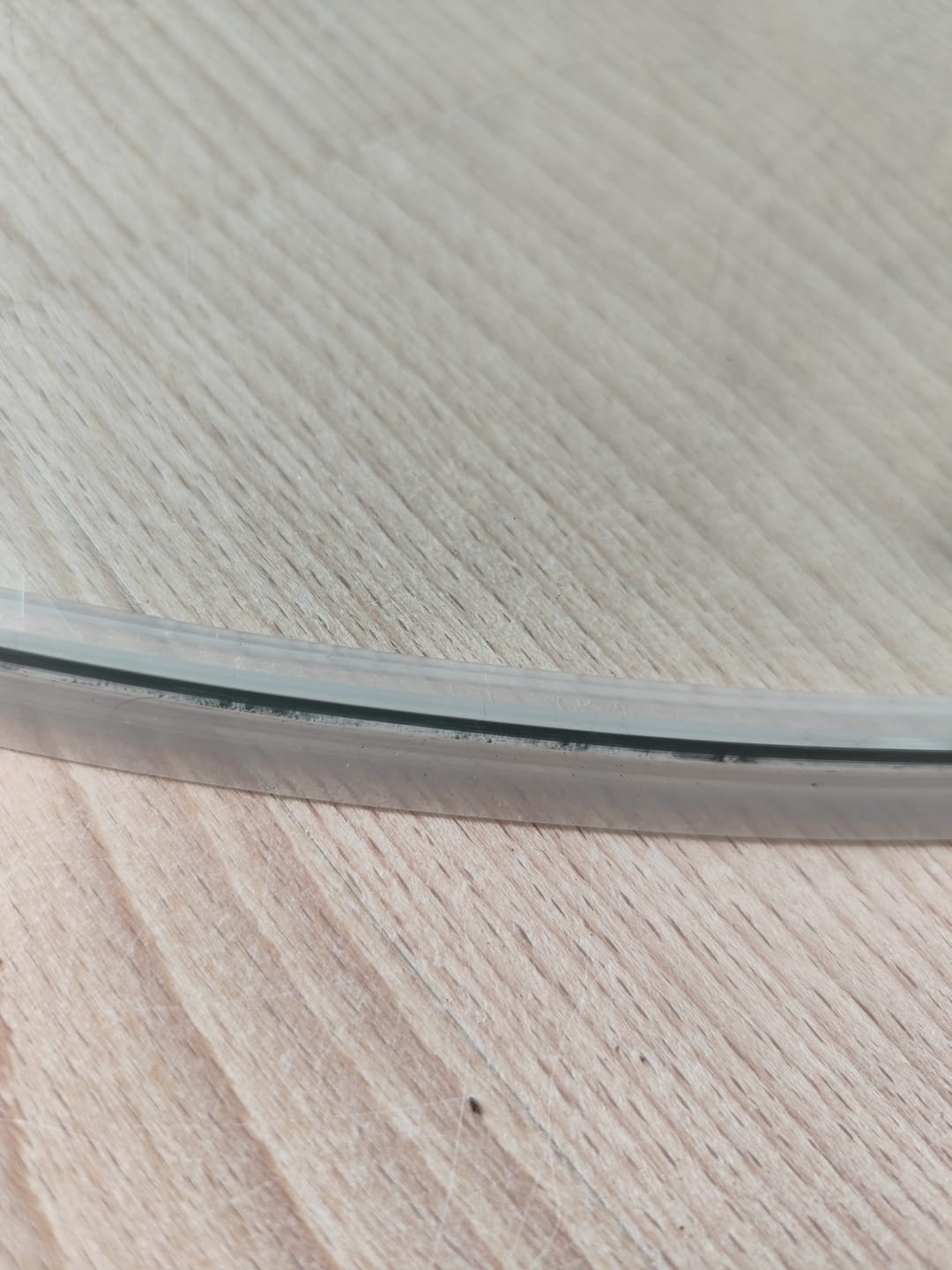 Customer photo review of Silikon-Dichtlippe Schmutzlippe für Glasplatte, Kaminplatte, Ofenplatte, Bodenplatte - 3-fach ULTRA