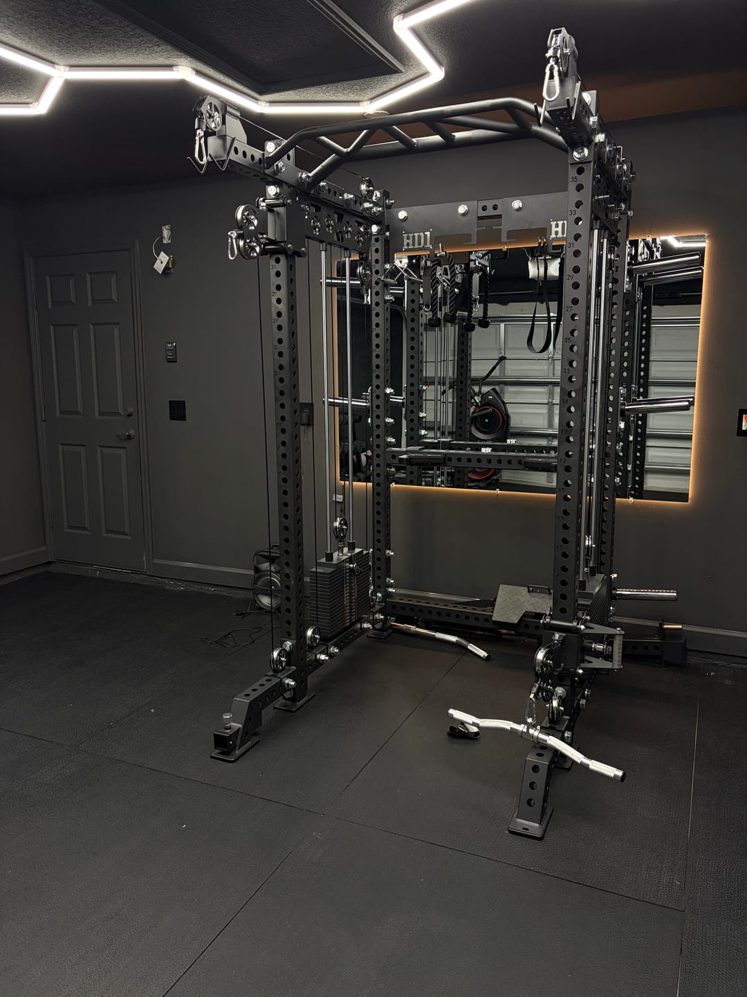 Customer photo review of HD1 Squat Rack Functional Trainer