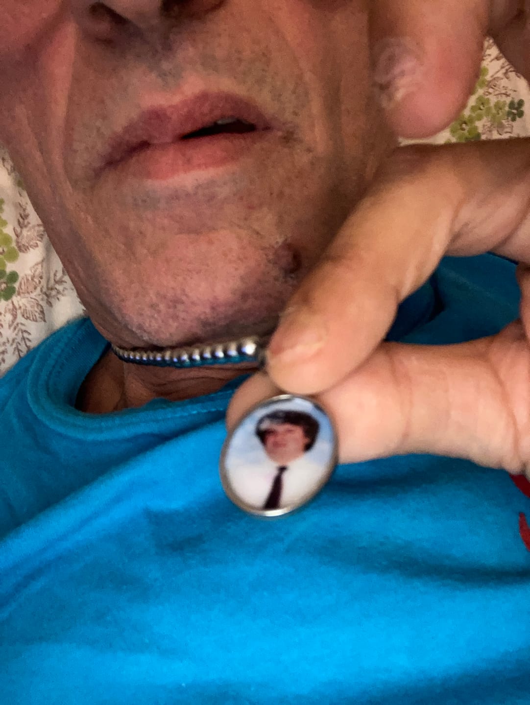 Customer photo review of Collana con Foto - Portami con Te