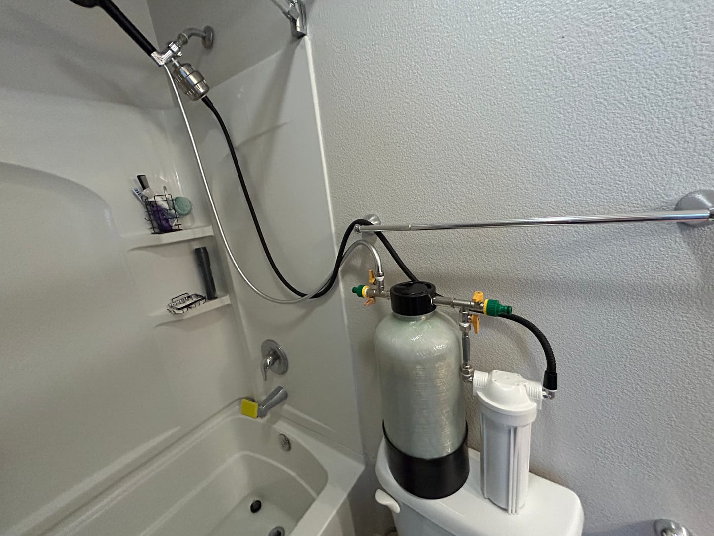 Customer photo review of Shower Water Softener System for Hard Water