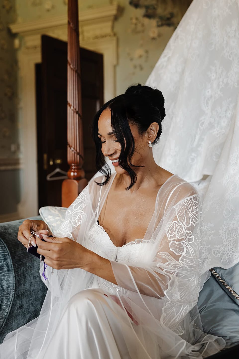 Customer photo review of BRIDAL ROBE - EMBER
