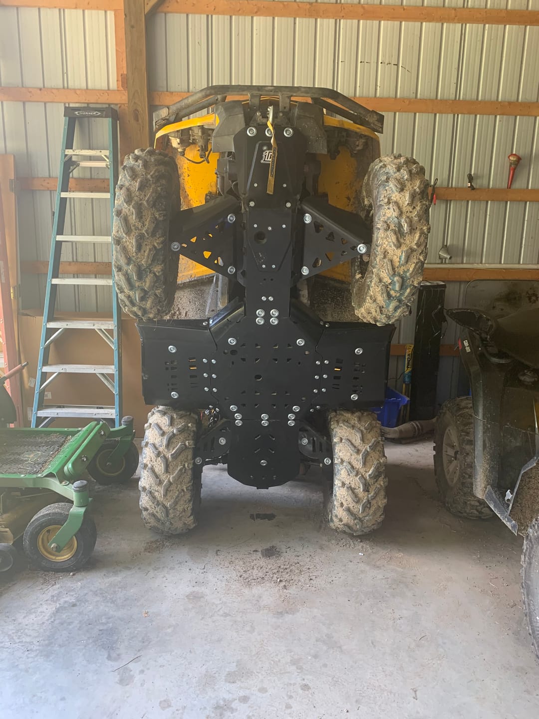 Customer photo review of Skid plate full set (plastic) CanAm G2 Outlander (2012-2016)