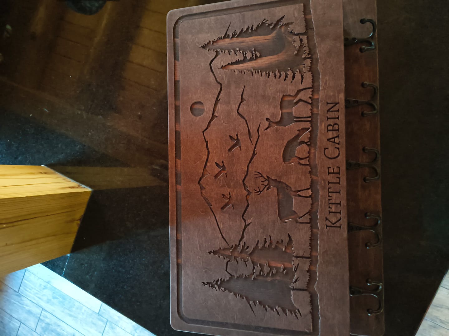 Customer photo review of PERSONALIZABLE DEER SCENE
