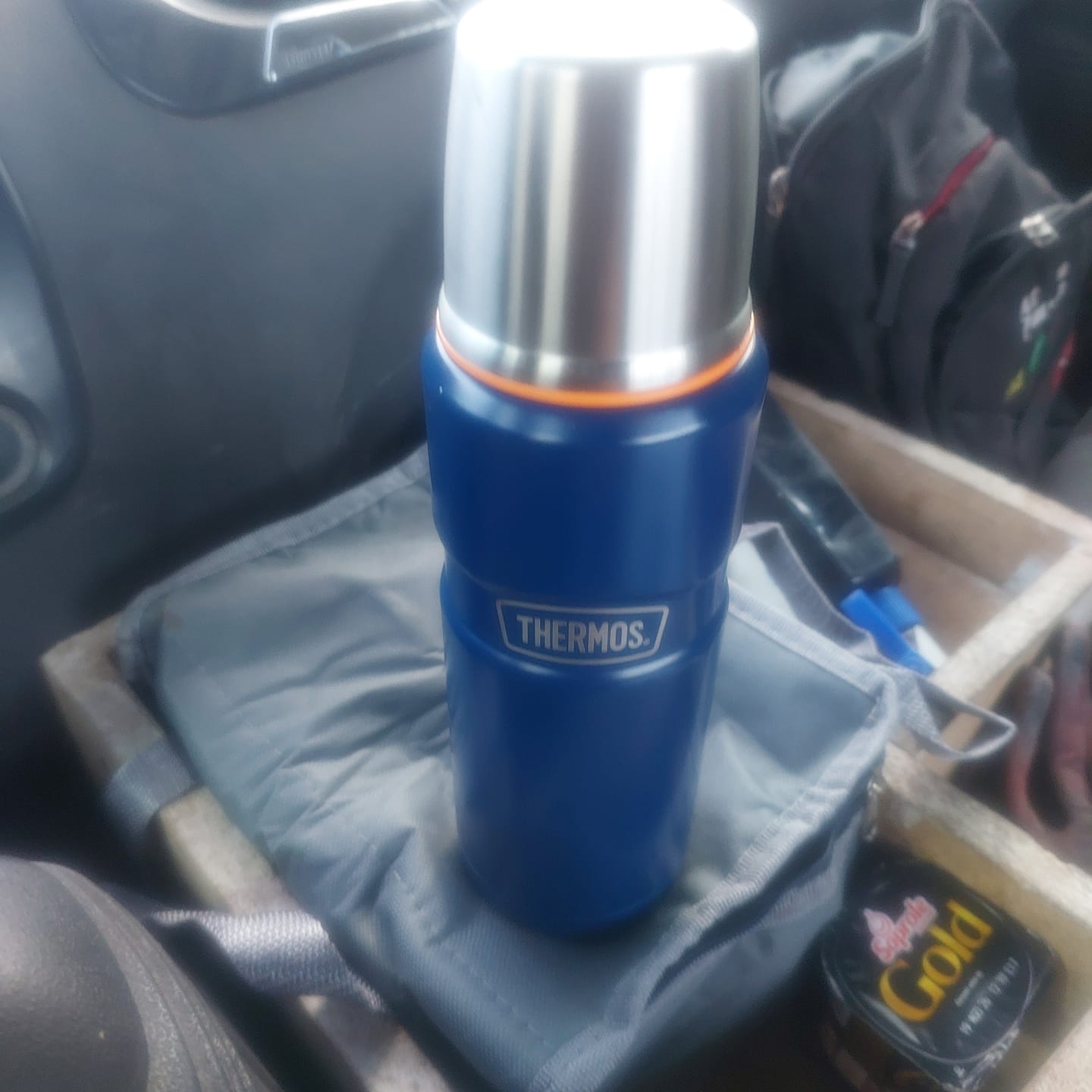 Customer photo review of TERMO LIQUIDO ACERO INOX KING 470ML MATT NAVY