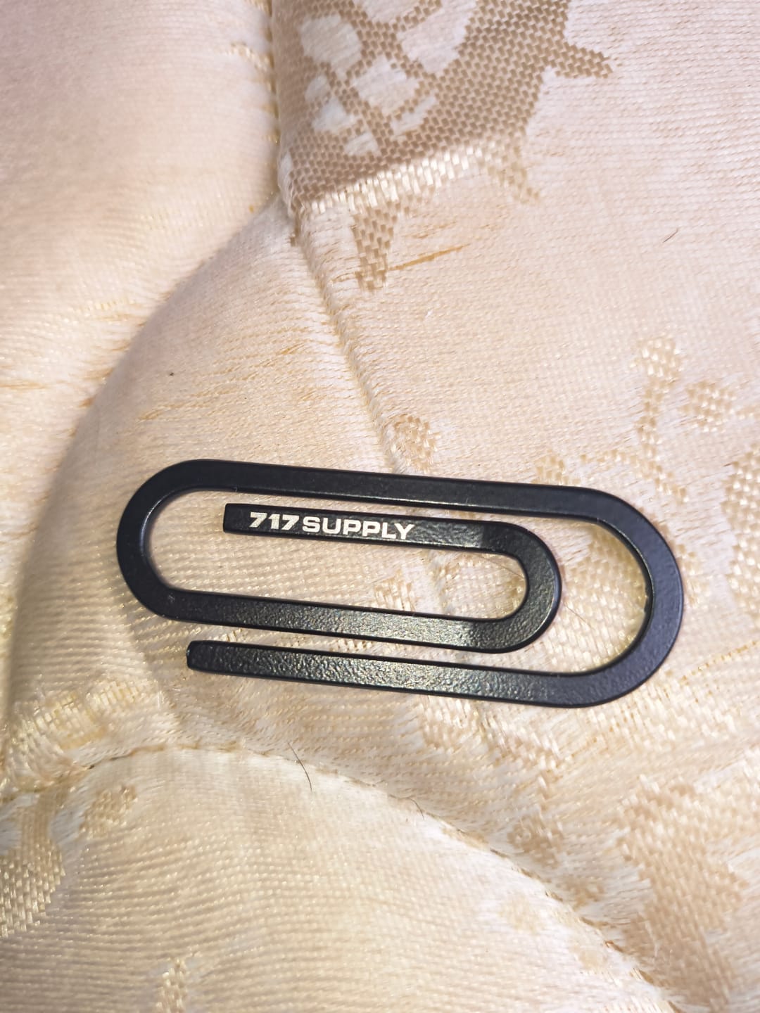 Customer photo review of 717 Supply Large Paperclip Money Clip - Black