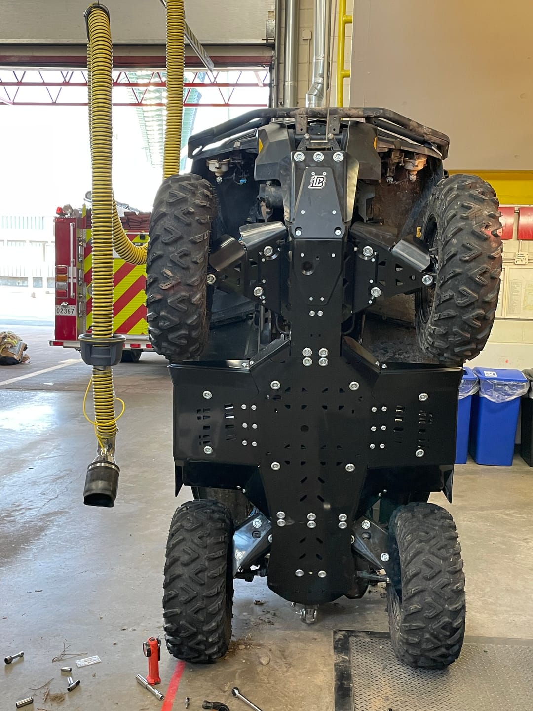 Customer photo review of Skid plate full set (plastic): CanAm G2 Outlander MAX: 650 / 850 / 1000: (2019+)
