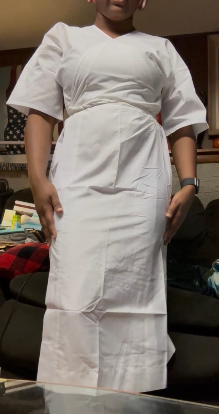 Customer photo review of Yukata/Kimono Undergarment Hadajuban