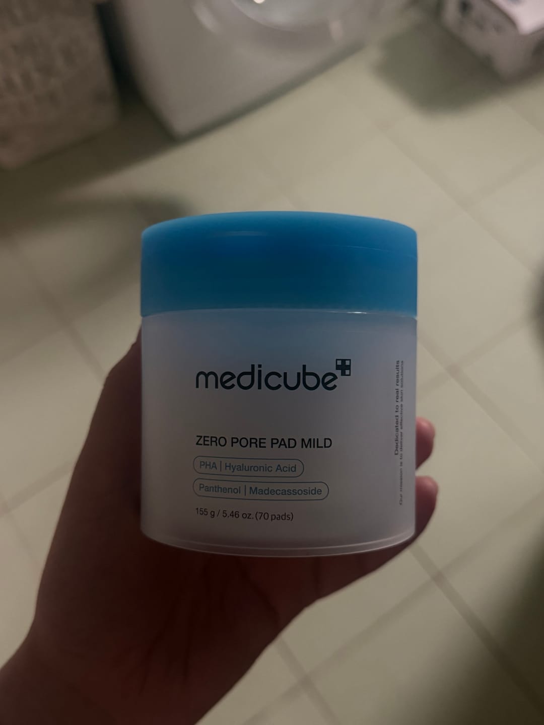 Customer photo review of Attīroši spilventiņi sejai Medicube Zero Pore Pads Mild