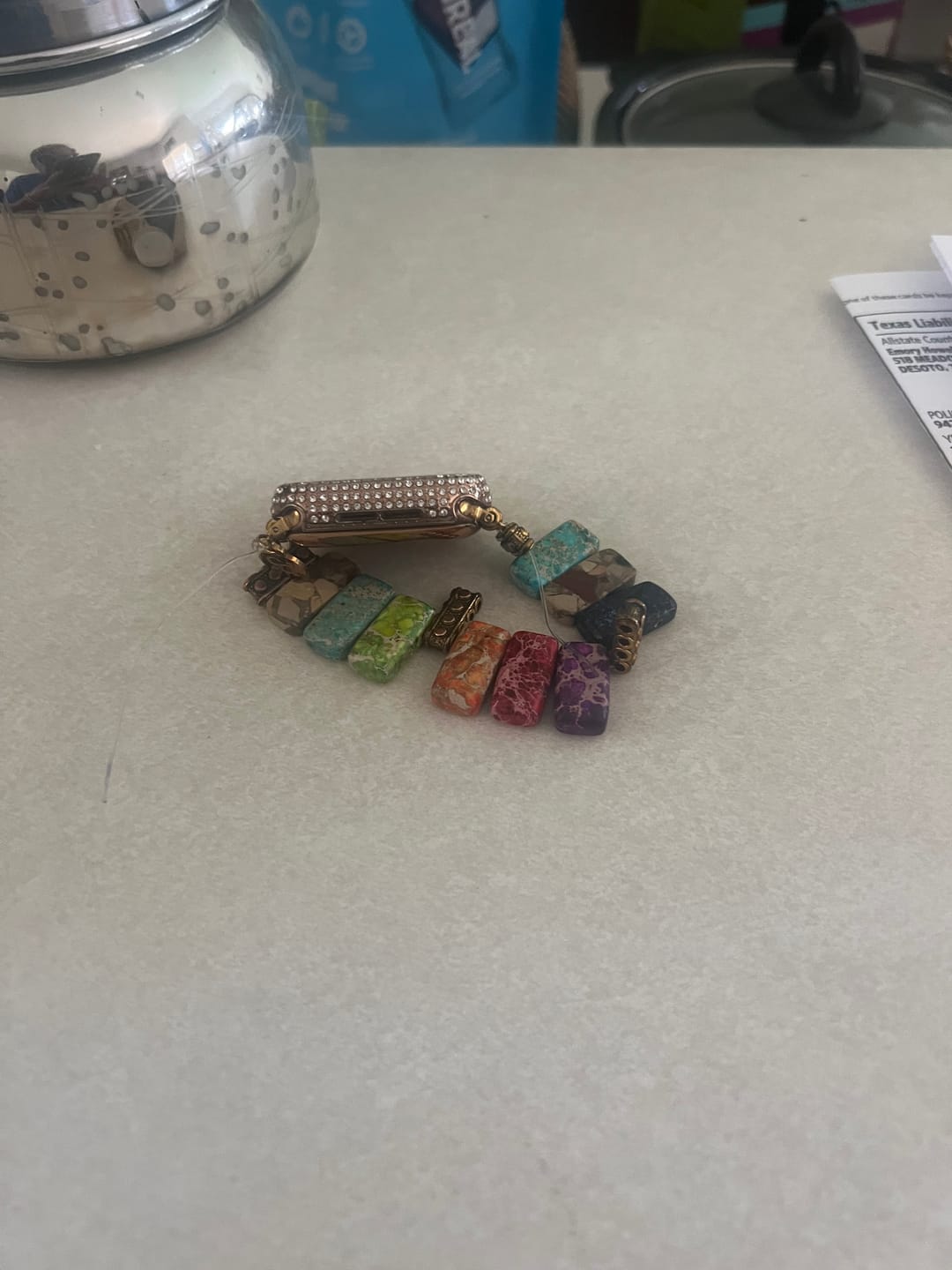 Customer photo review of Chic Chakra Stretch Apple Watch Strap