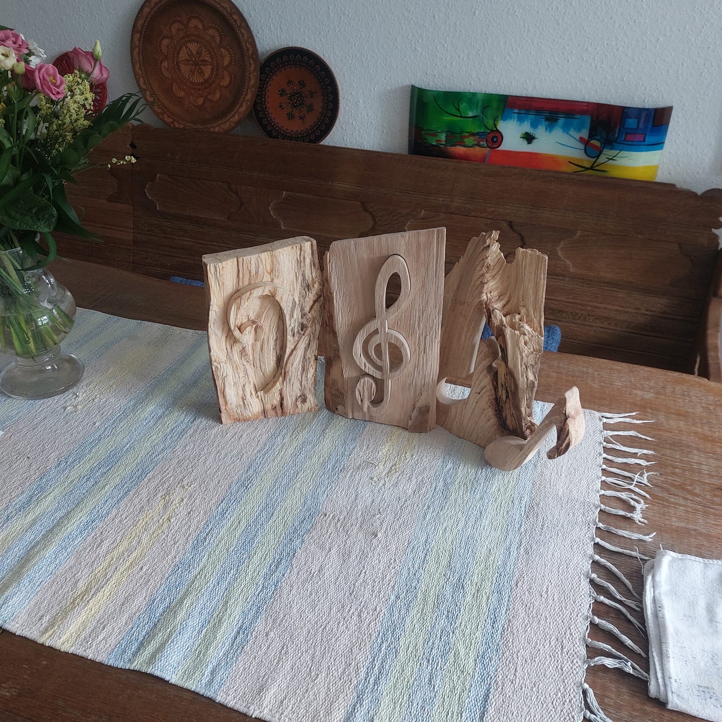 Customer photo review of Handgefertigte Musiker Holzkunstwerke