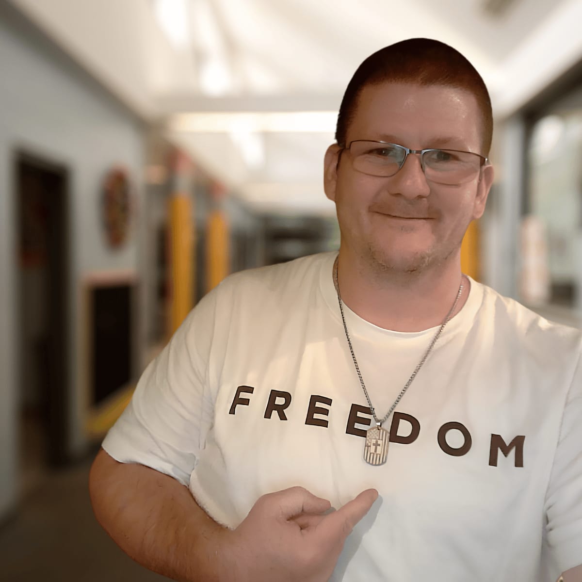 Customer photo review of Freedom CK T-Shirt