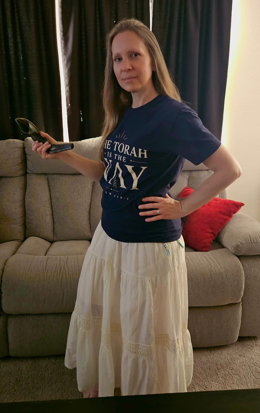 Customer photo review of The Torah Is The Way T-Shirt