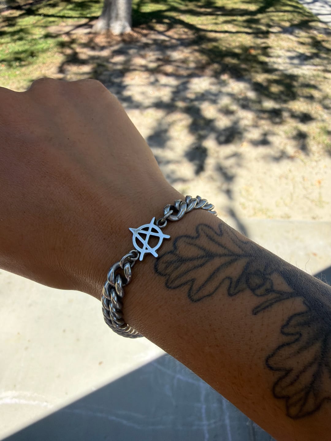 Customer photo review of ANARCHY CUBAN BRACELET