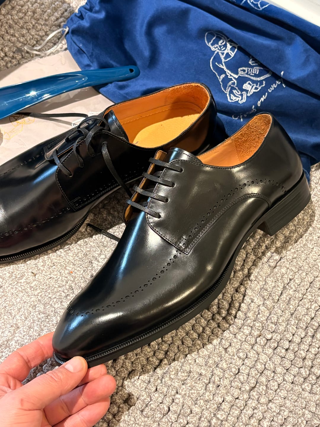 Customer photo review of Vescano Napoli — Plain-Toe Derby