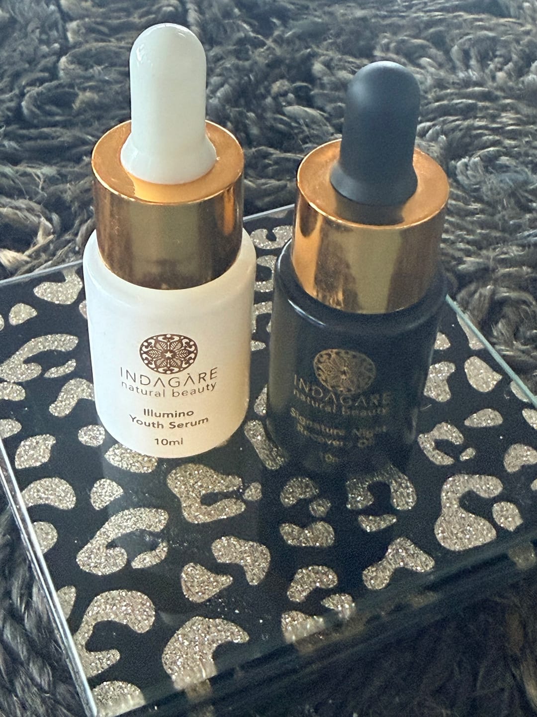Customer photo review of Mini Day And Night Face Oil Set