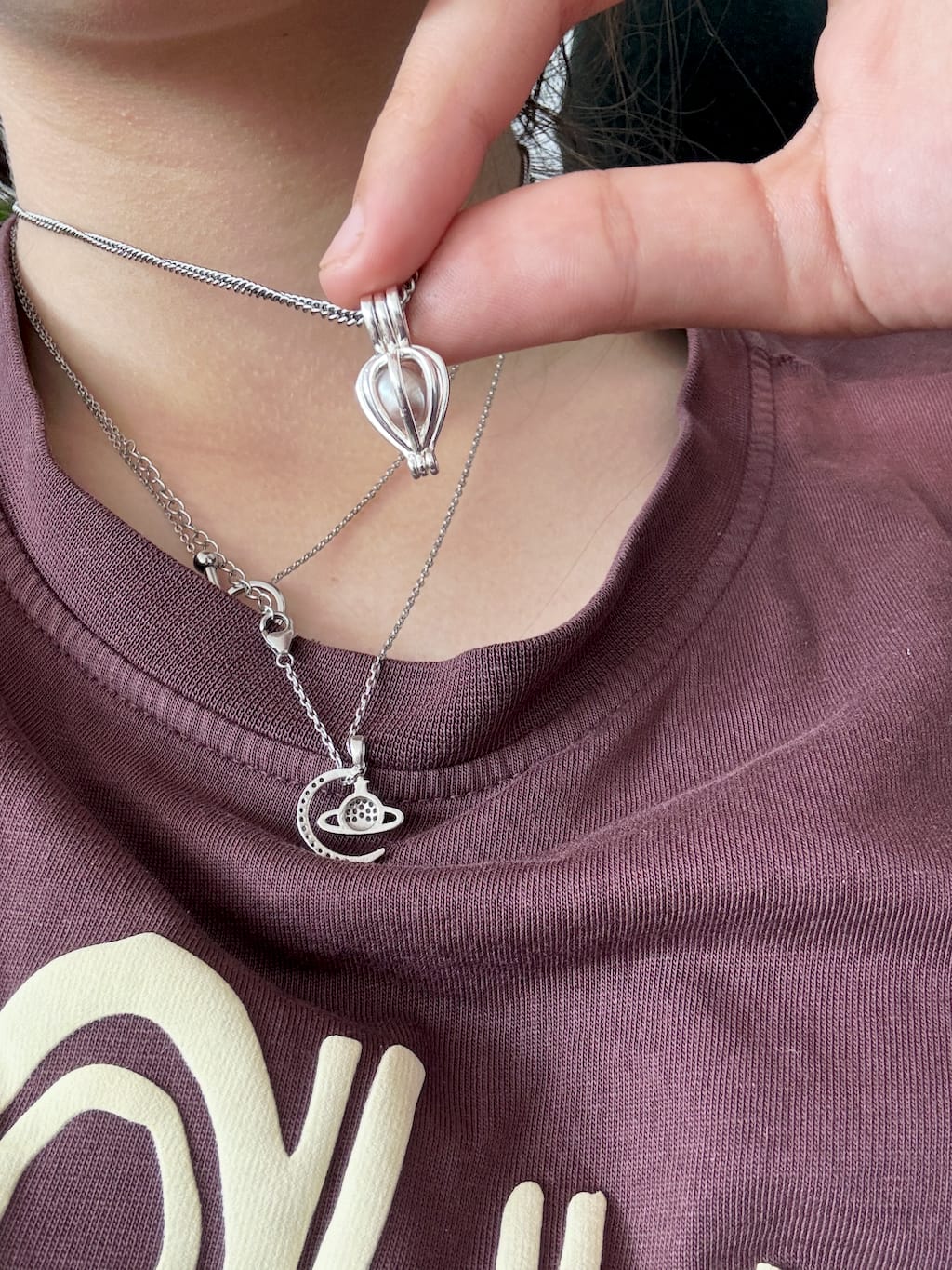 Reseña con foto de cliente del Kit de collar de perlas FabuLove