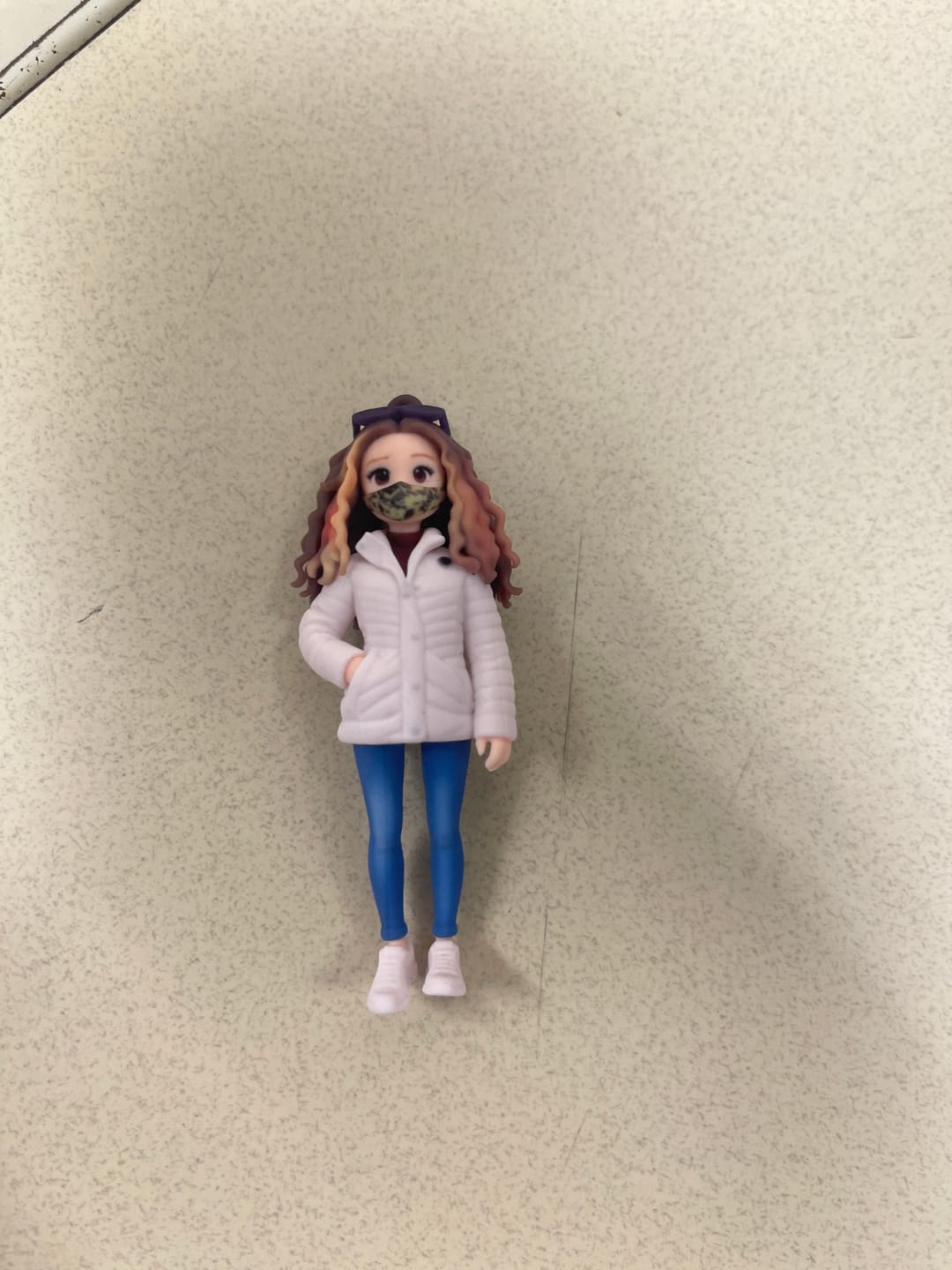 Customer photo review of Custom 3D Figure Keychain