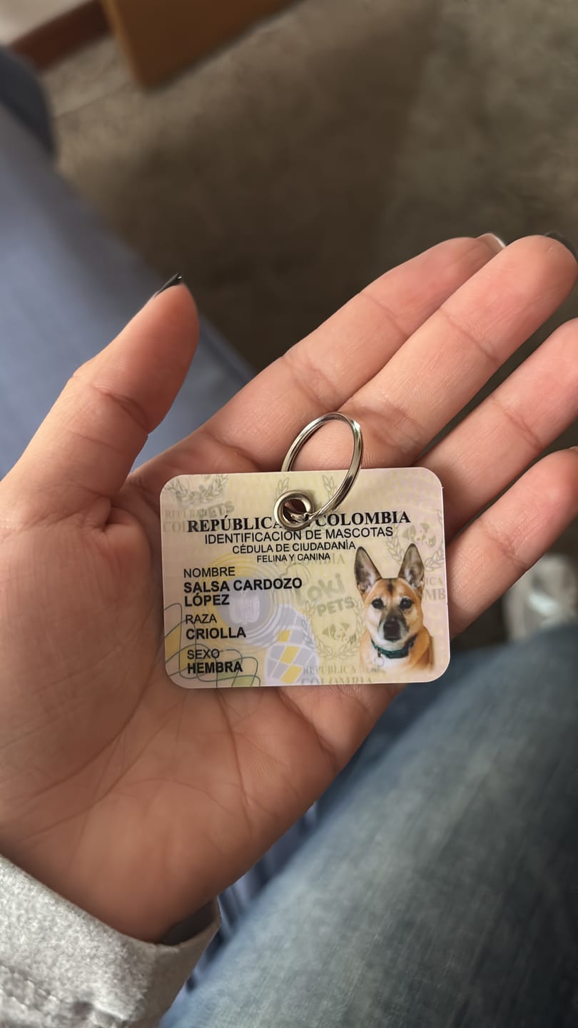 Customer photo review of Plaquita mini-cédula
