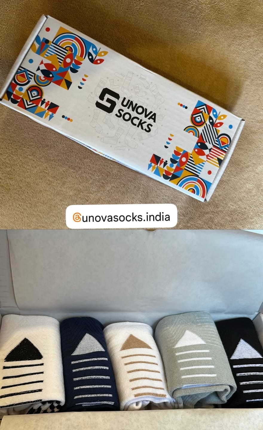 Customer photo review of Classic Daily Socks Edition